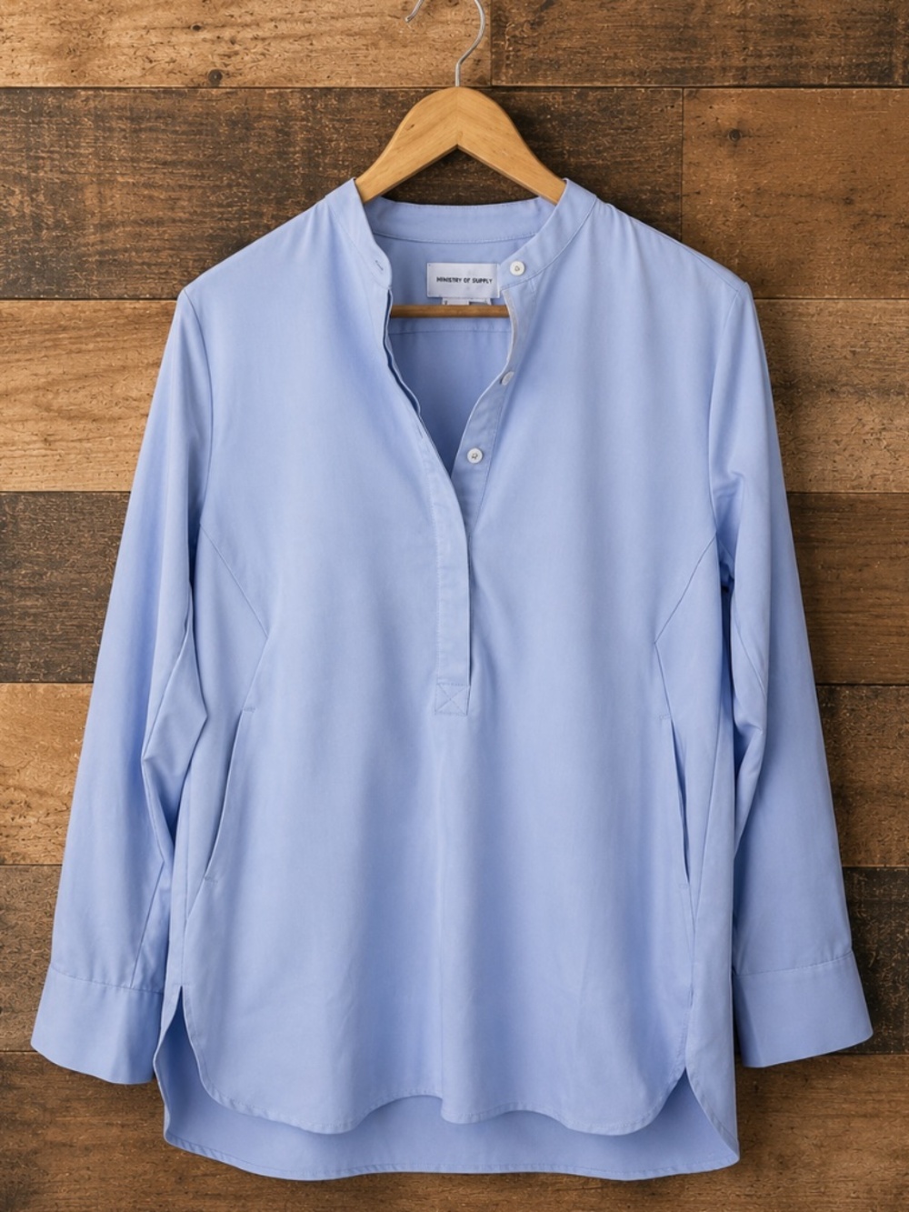Ministry of Supply I Small I AEROZERO Blue Performance Top I Pockets I EUC